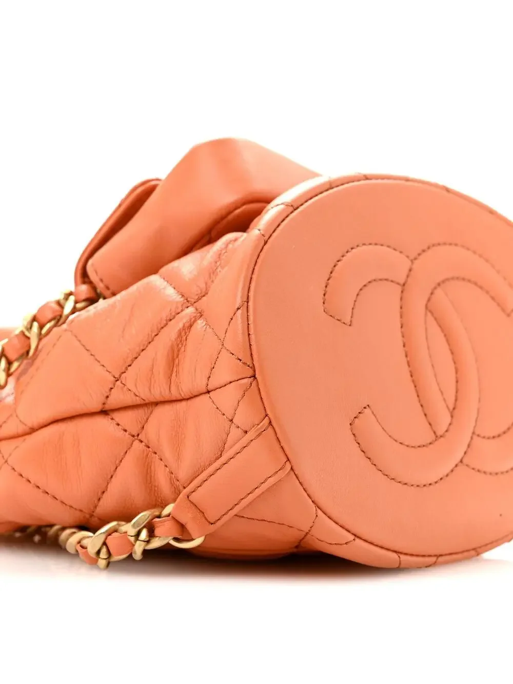 Chanel Calfskin Quilted Small Cc Chain #359261C45B